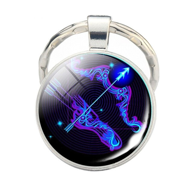 Zodiac Sign Keychain