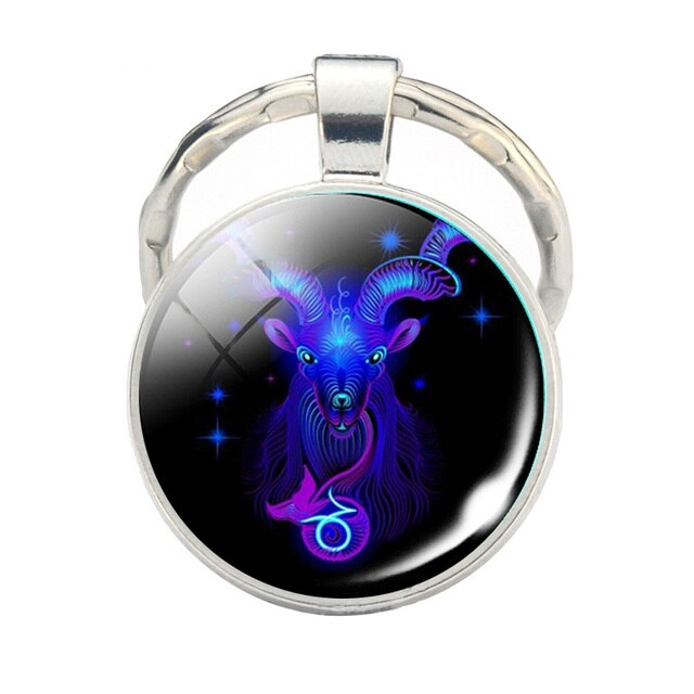 Zodiac Sign Keychain