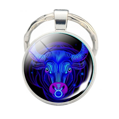 Zodiac Sign Keychain