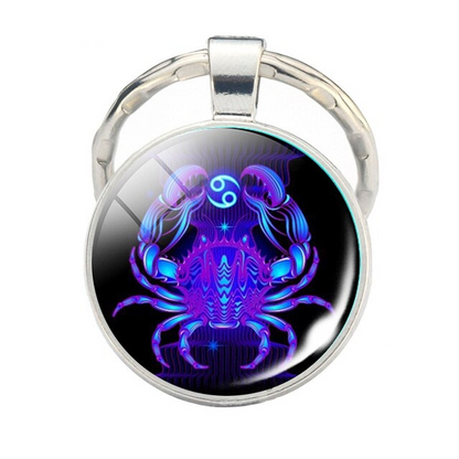 Zodiac Sign Keychain