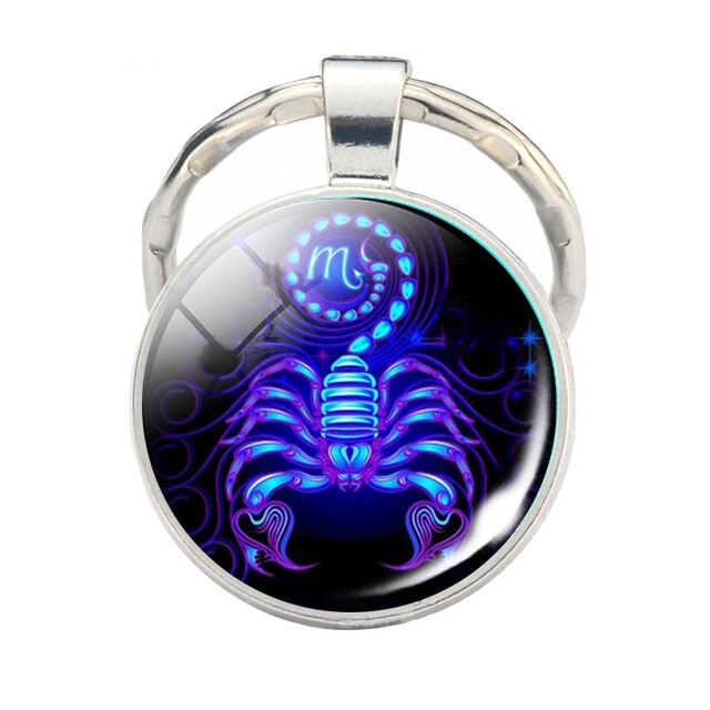 Zodiac Sign Keychain